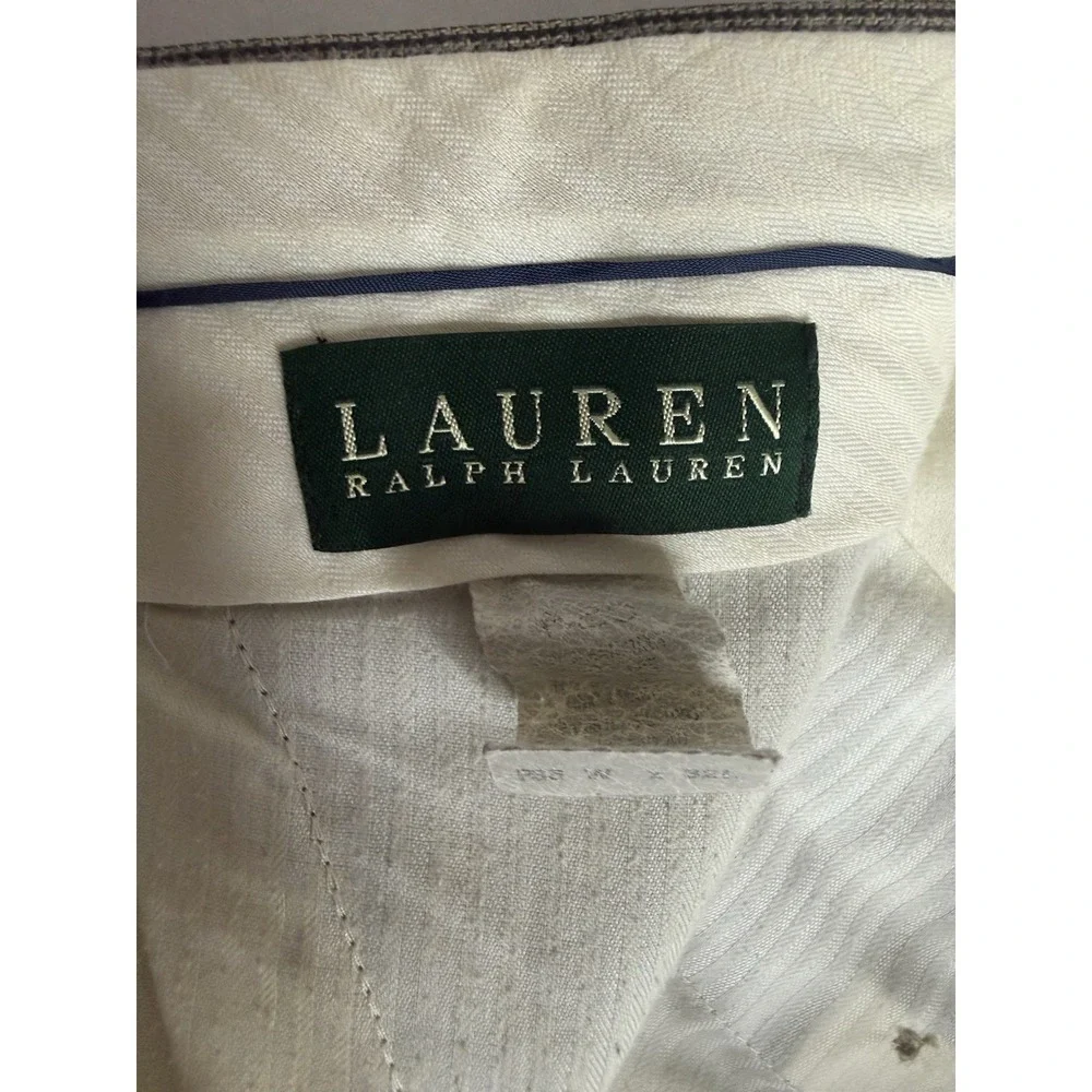 Lauren Ralph Lauren Mens Dress Pants 36x32 100% Wool Old Money Canada Union Made